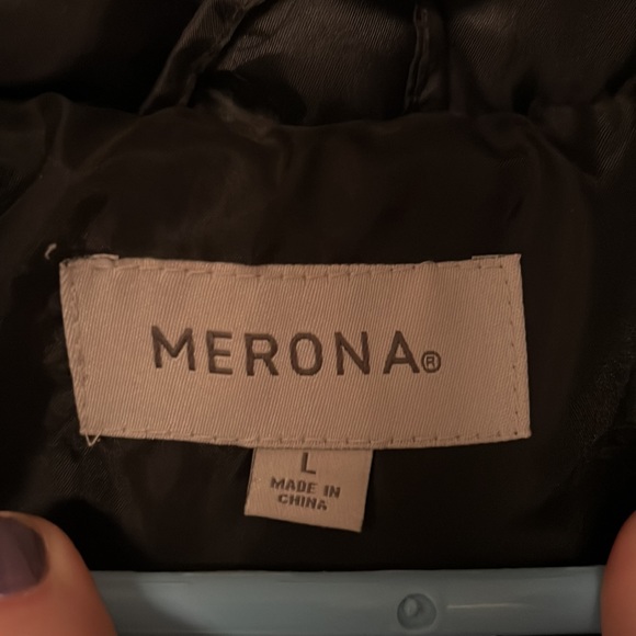 MERONA Black Puffy Vest NWT - Picture 3 of 9